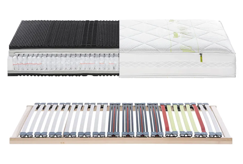 Kaltschaummatratze und Lattenrost